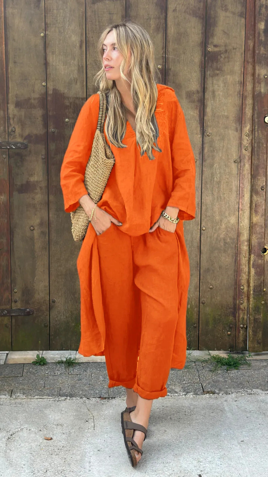 Brielle Coordinated Casual Relaxed Fit Outfit Set