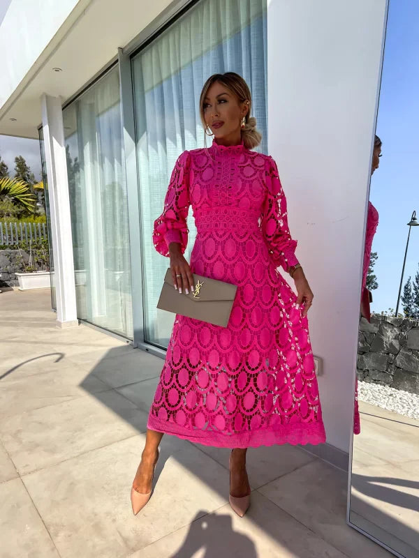 Icelynn Lace Midi Dress