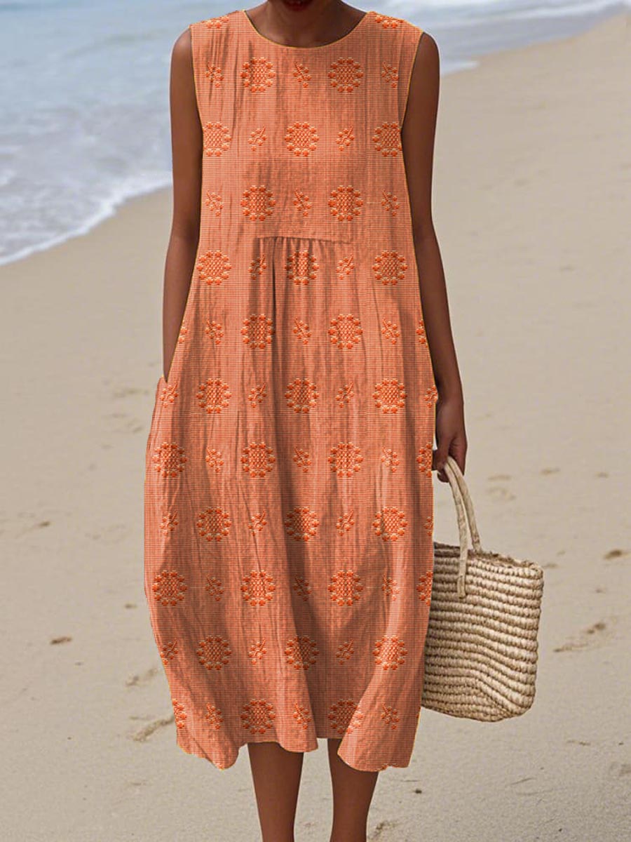 VanDeZaar Sleeveless Pocket Dress