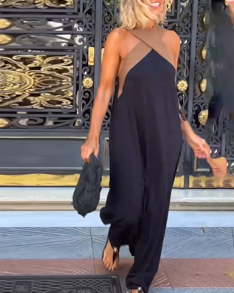 Alira Backless Flowing Dress for Special Occasions