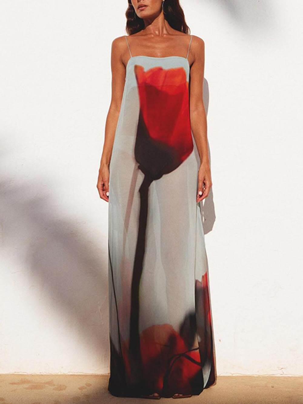Maxikleid Tulip Print Maxi Dress