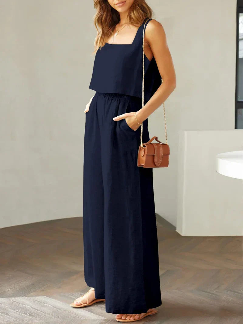 Scarlett Square Neck Top & Pants Set