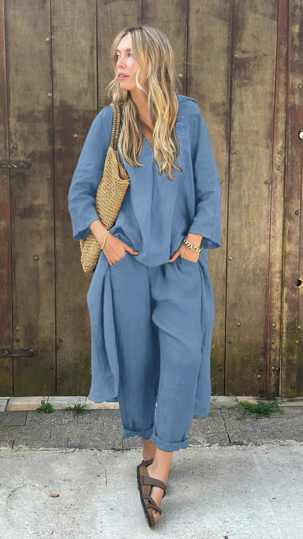 Brielle Coordinated Casual Relaxed Fit Outfit Set