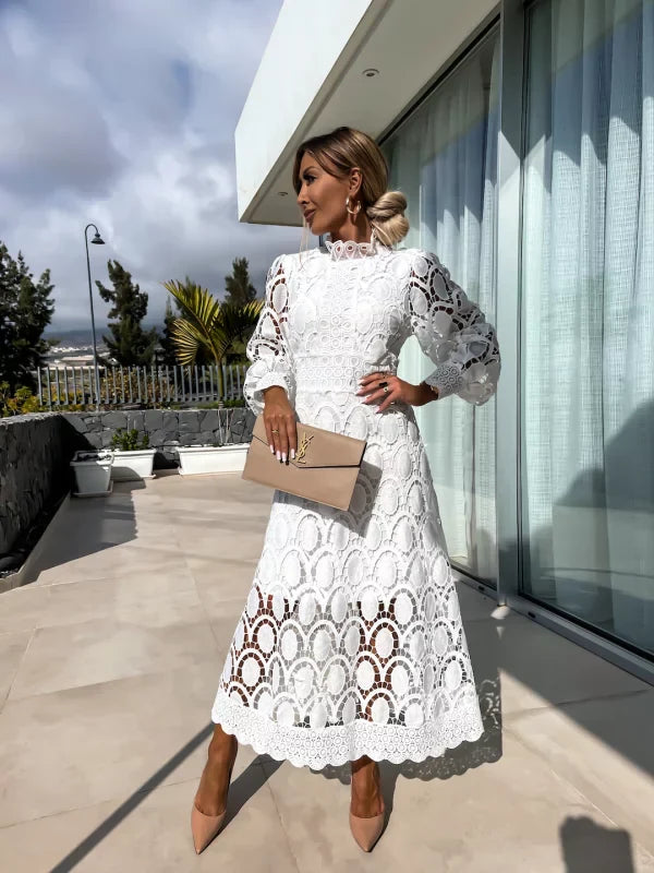Icelynn Lace Midi Dress
