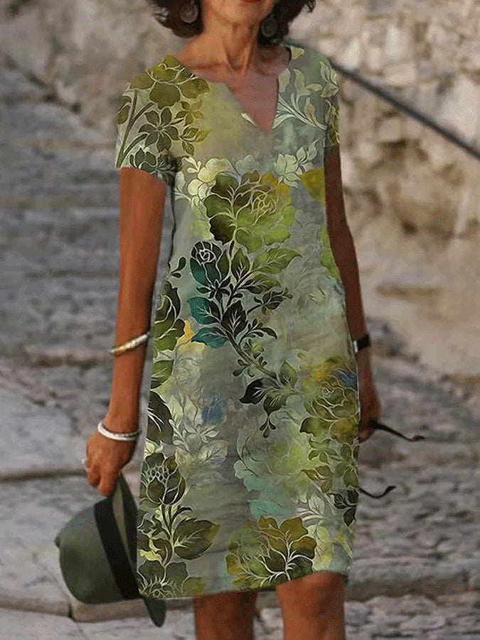 Josette Mini V-Neck Dress
