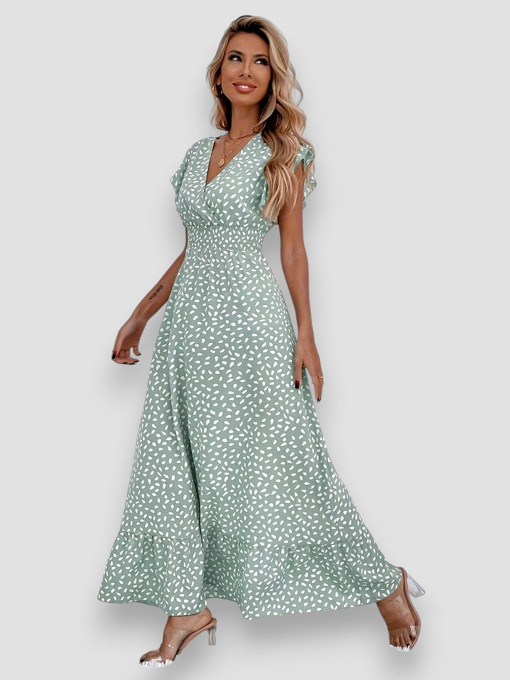 Antonella Ruffle Dress