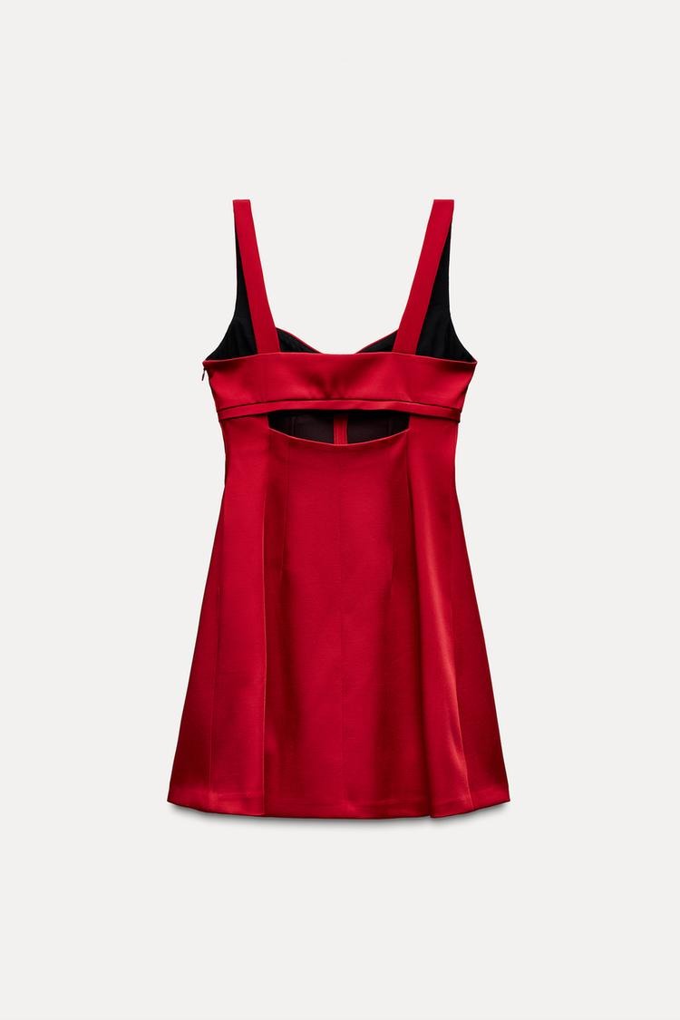 Velveta Red Mini Dress