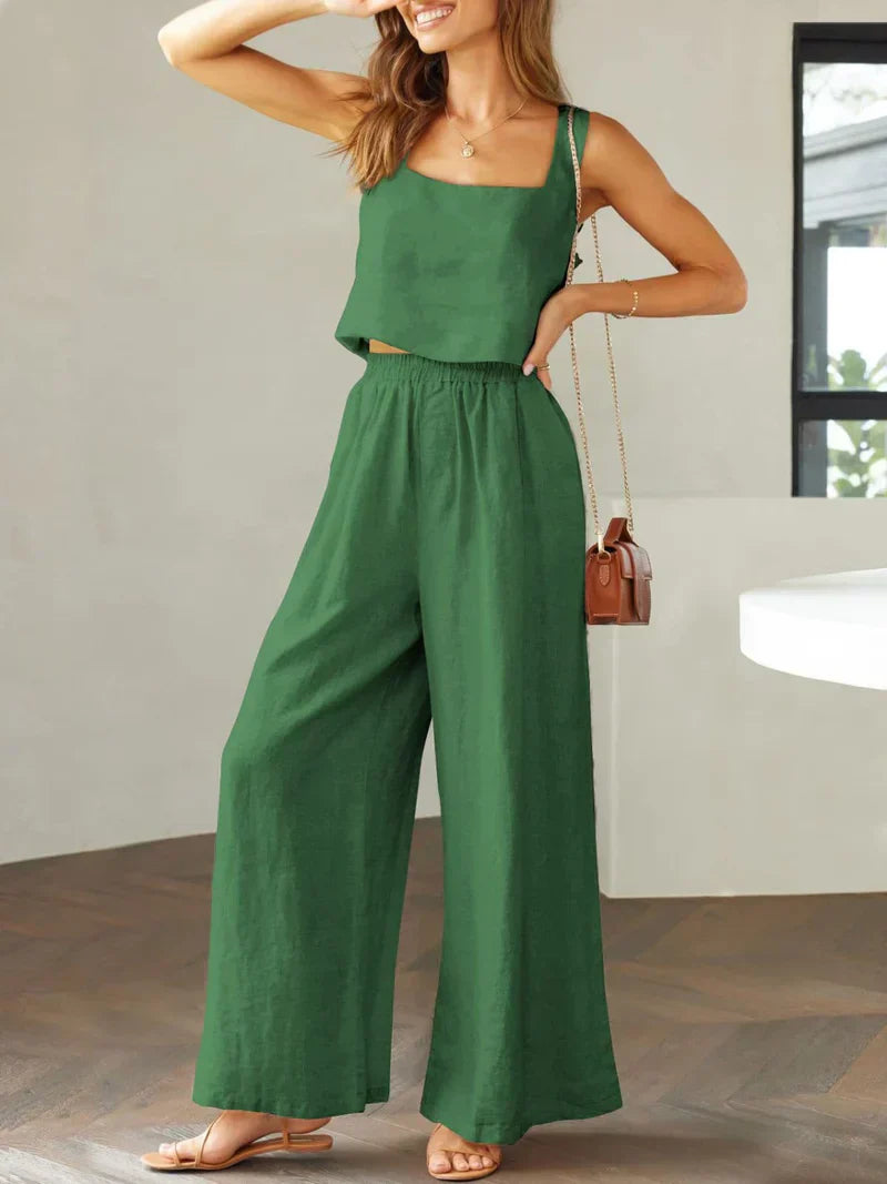 Scarlett Square Neck Top & Pants Set