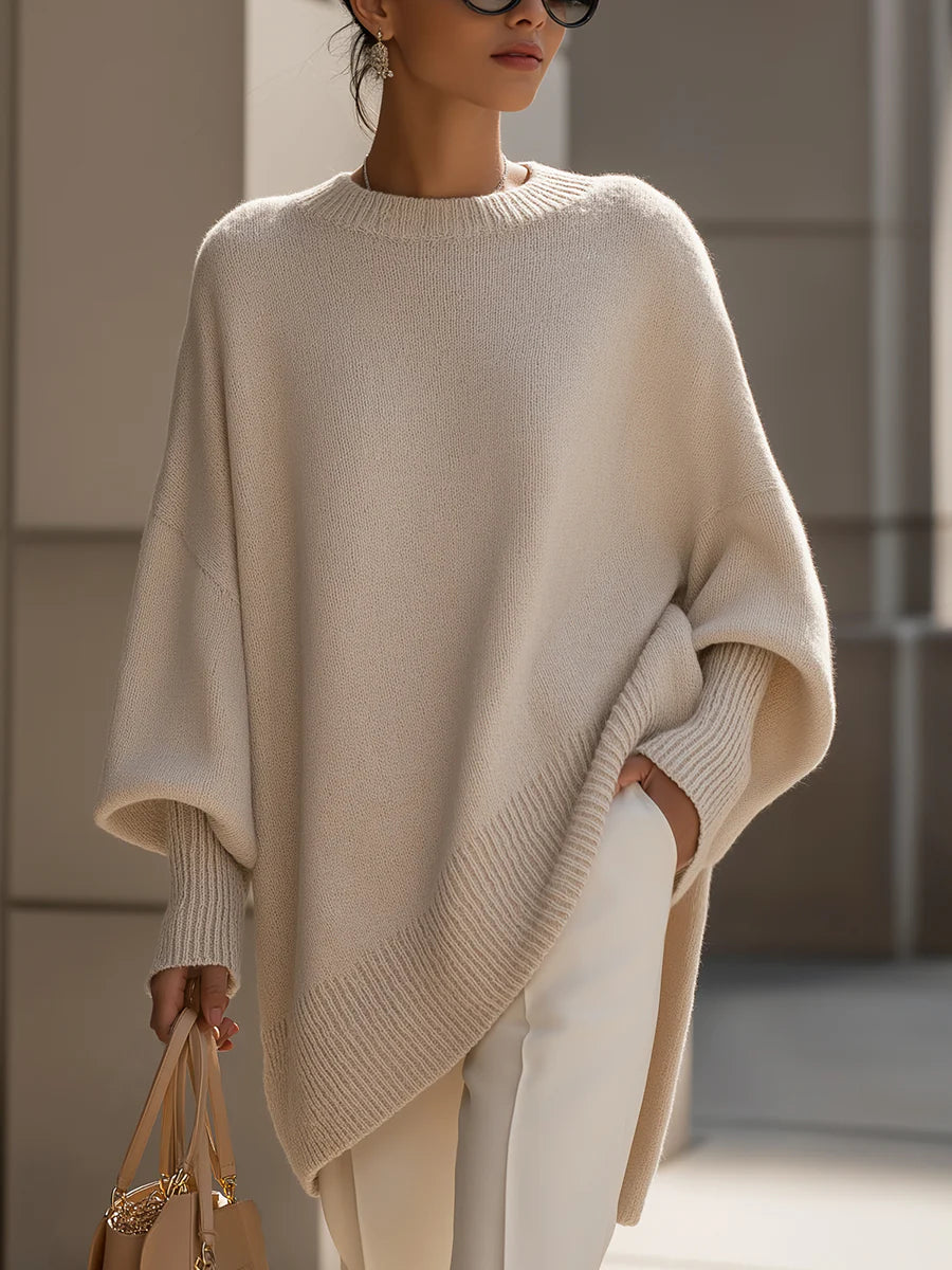 Elouise Oversized Knit Poncho