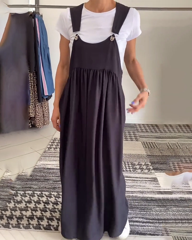 Camille Flowing Sleeveless Casual-Chic Dress