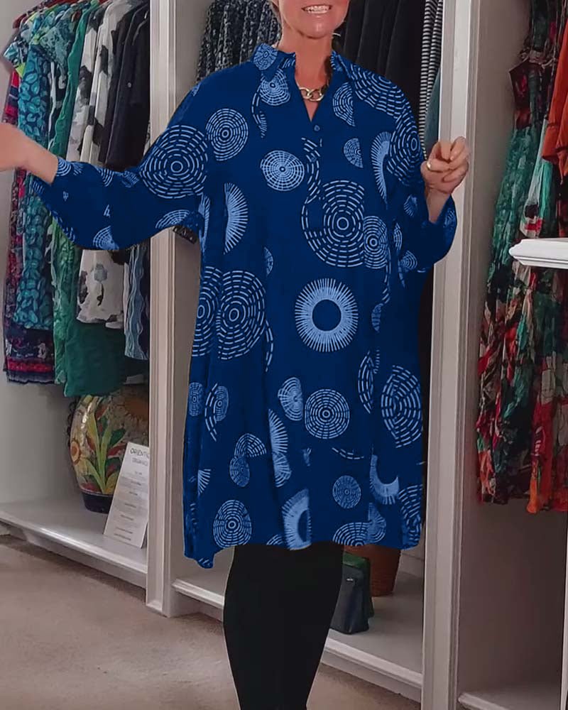 Alvaya Geo-Chic Wickelkleid
