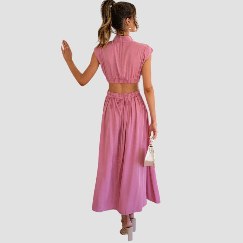 Rosa Mock Neck Dress