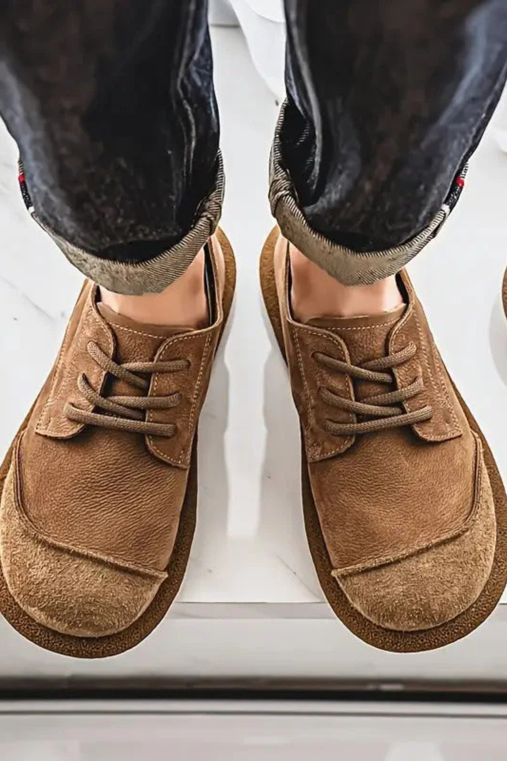 Sante Orthopedic Comfort Leather Walking Stylish Shoes