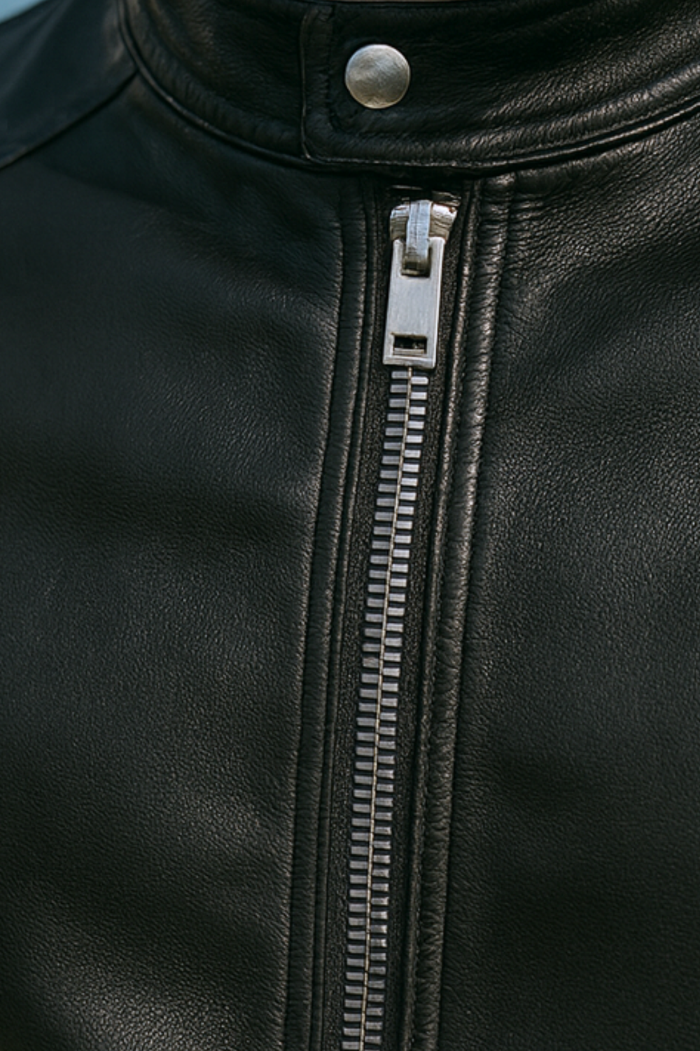 Neil Leather Stand-Collar Premium Jacket Comfortable Jacket