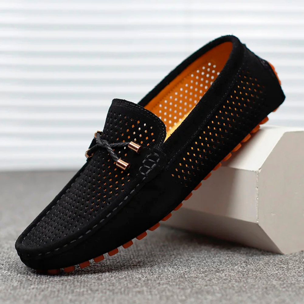 Miro Perforated Leather Loafer