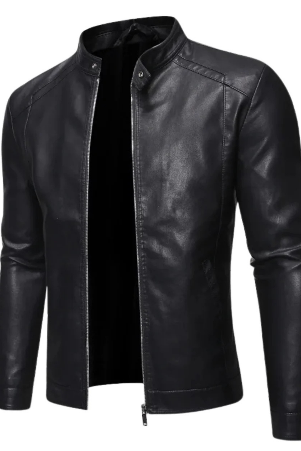 Neil Leather Stand-Collar Premium Jacket Comfortable Jacket