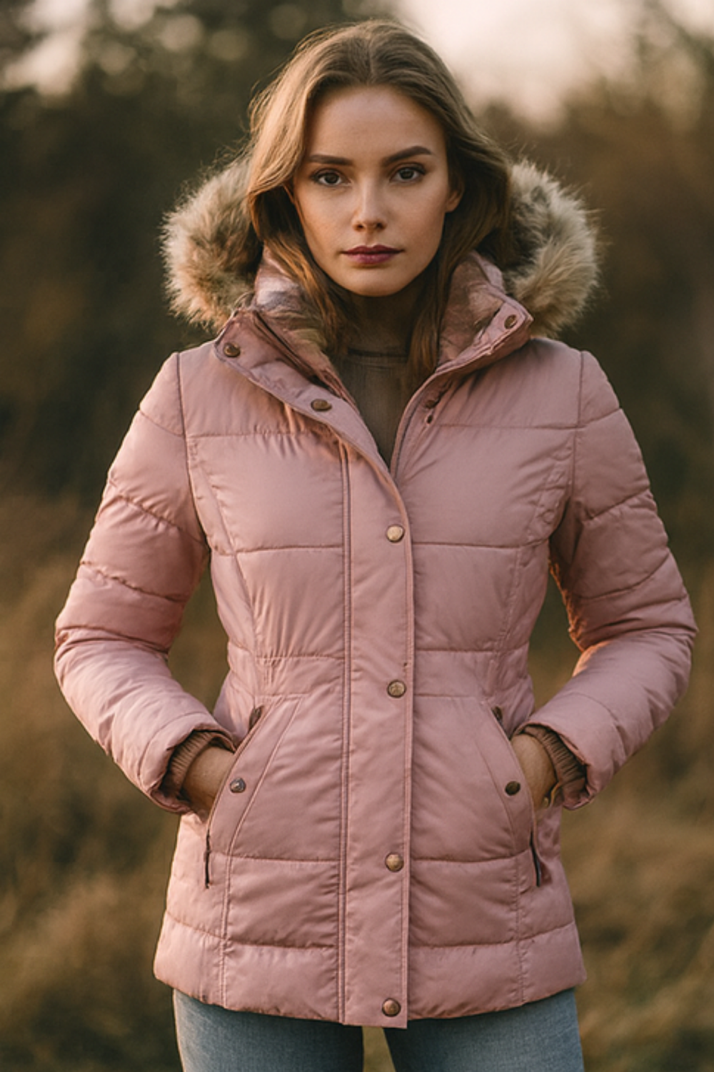 Annabeth Puffer Jacket with Hood