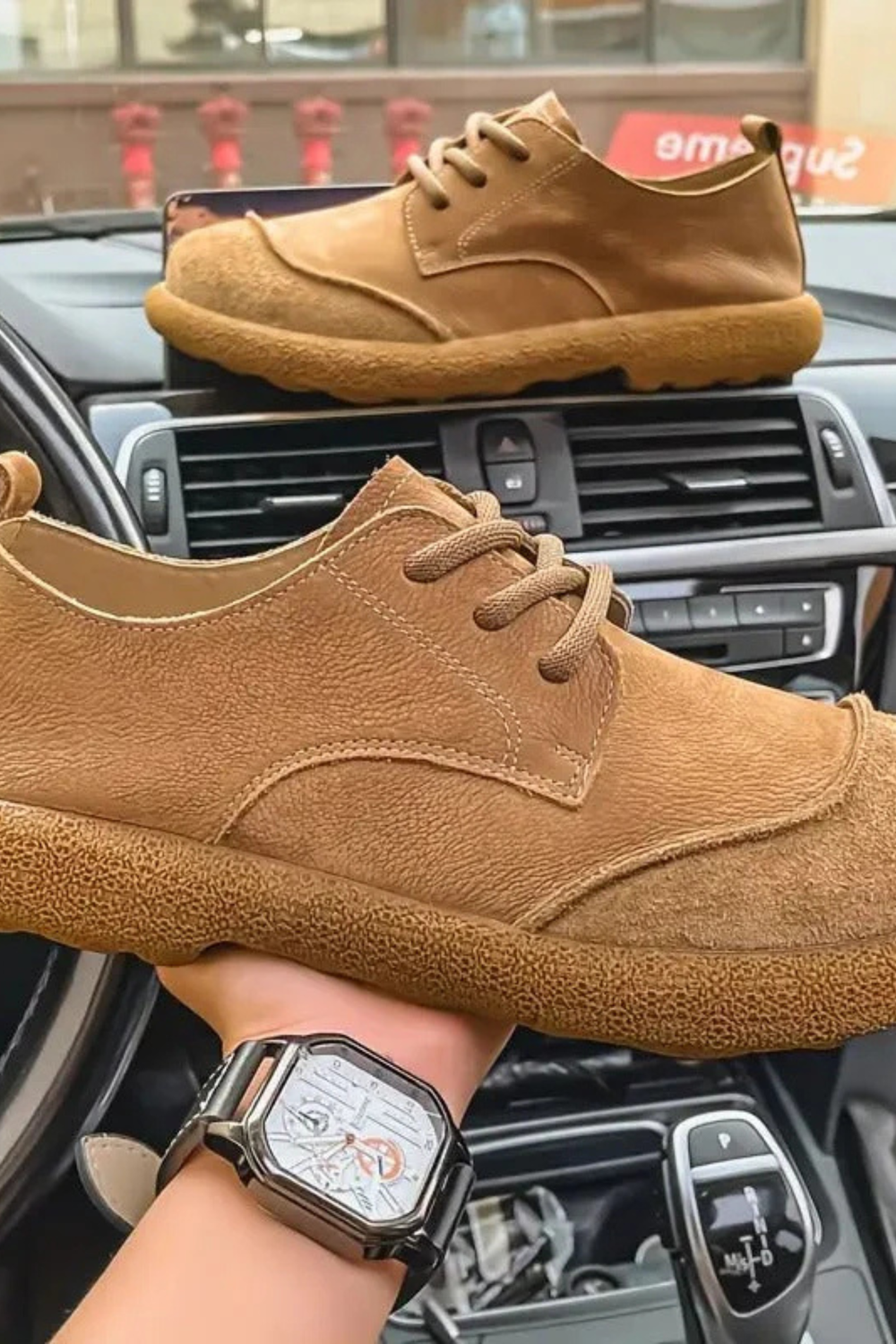 Sante Orthopedic Comfort Leather Walking Stylish Shoes