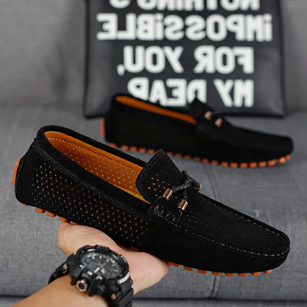 Miro Perforated Leather Loafer