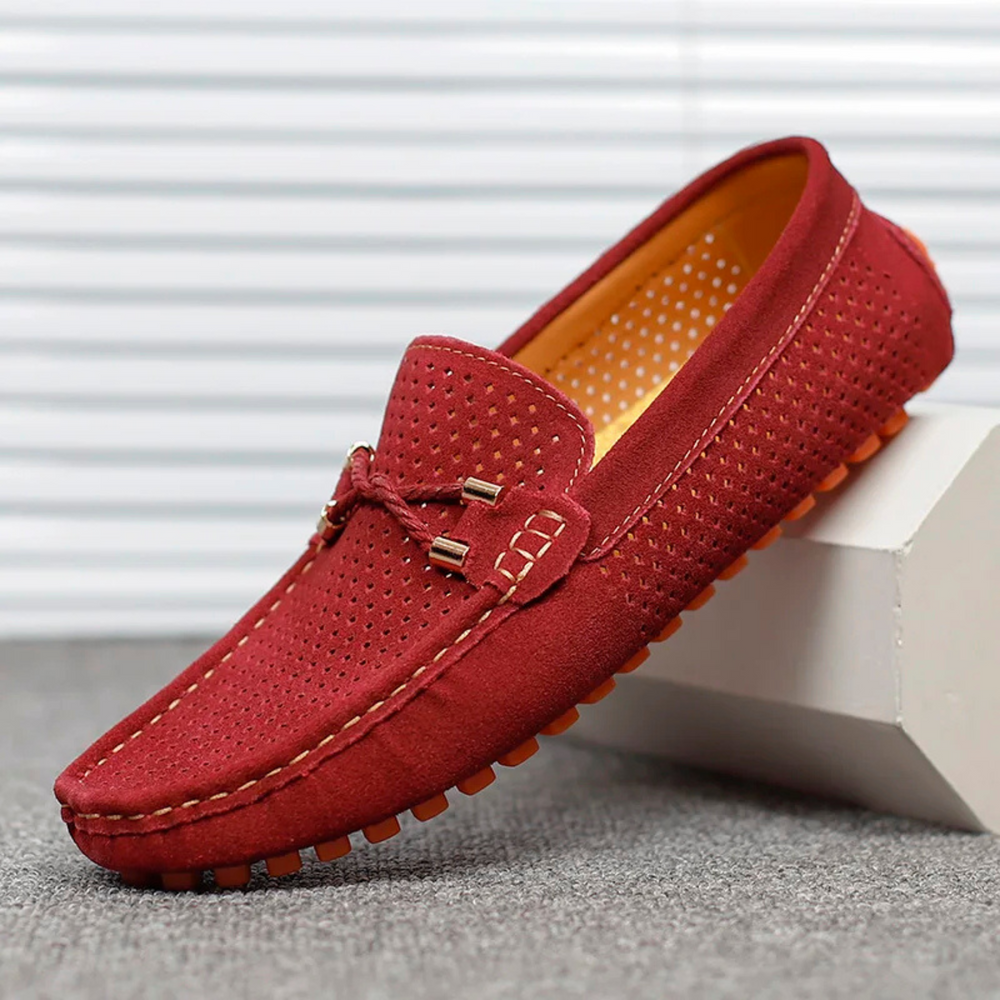 Miro Perforated Leather Loafer