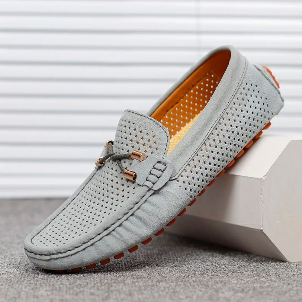 Miro Perforated Leather Loafer