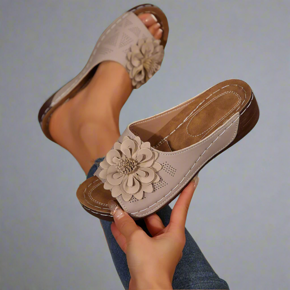 Kira Comfort Wedge Open-Toe Adjustable-Strap Sandals