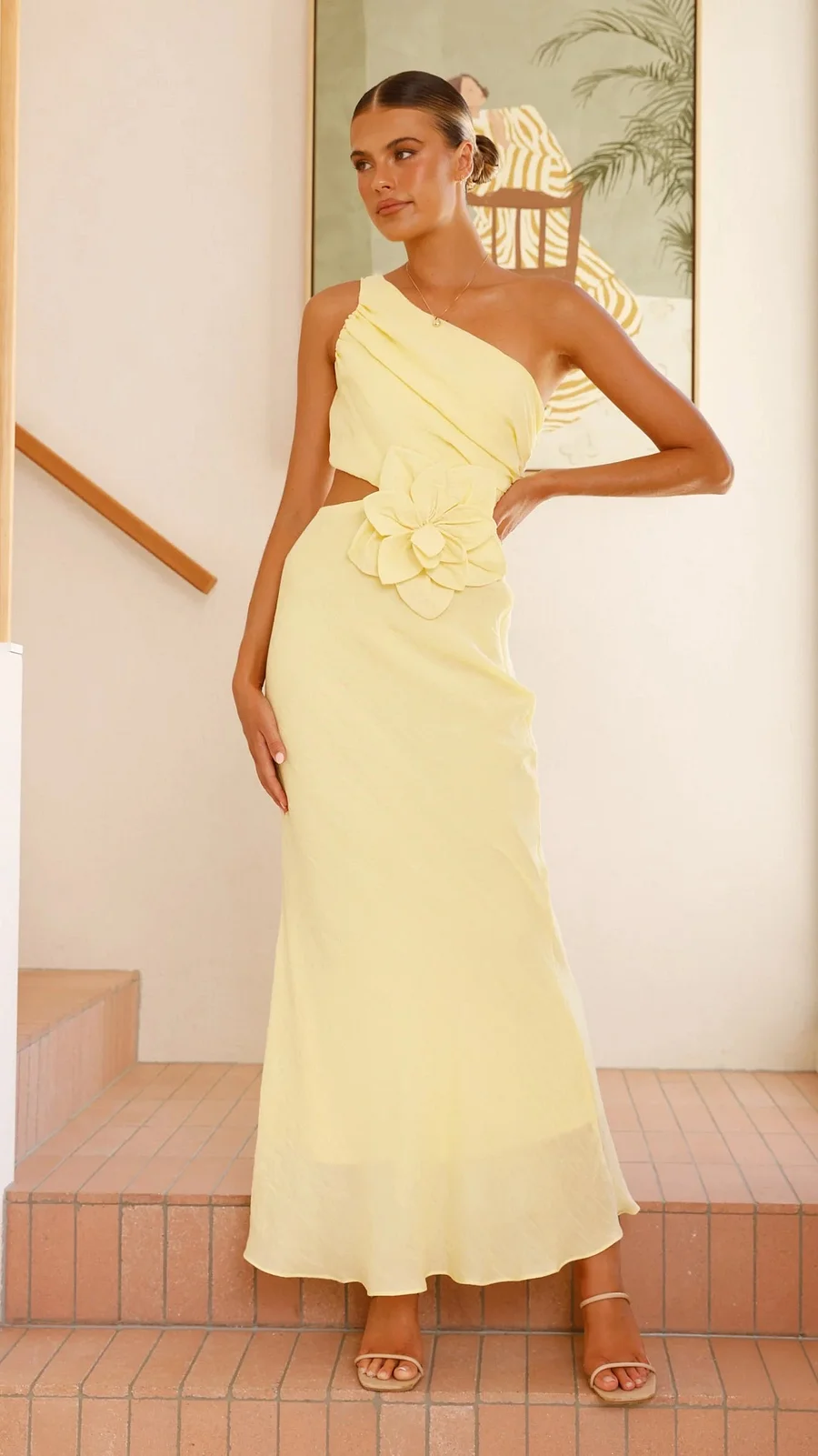 Figurbetontes One-Shoulder-Maxikleid Maxi Dress