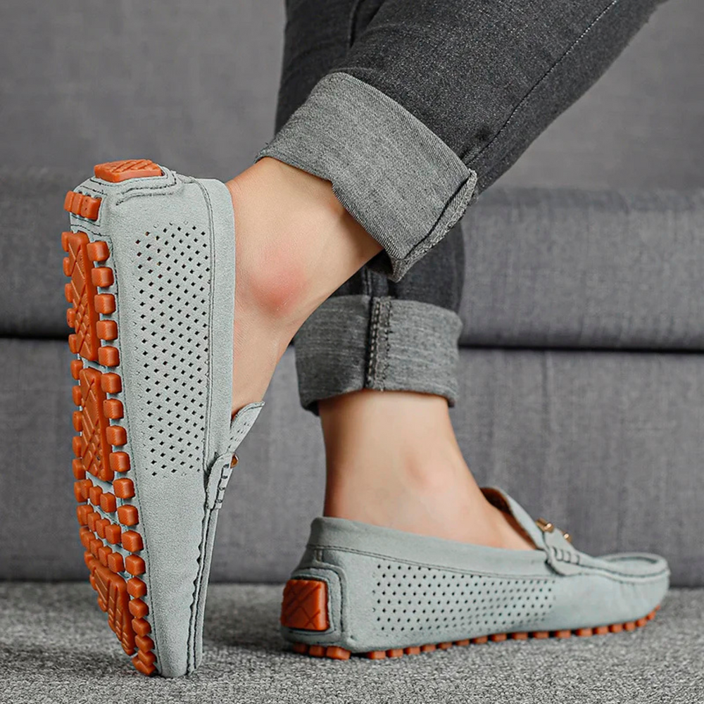 Miro Perforated Leather Loafer