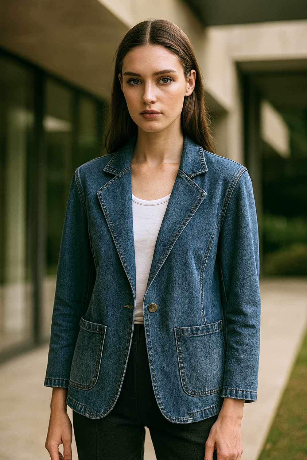 Evangeline Denim-Jacke