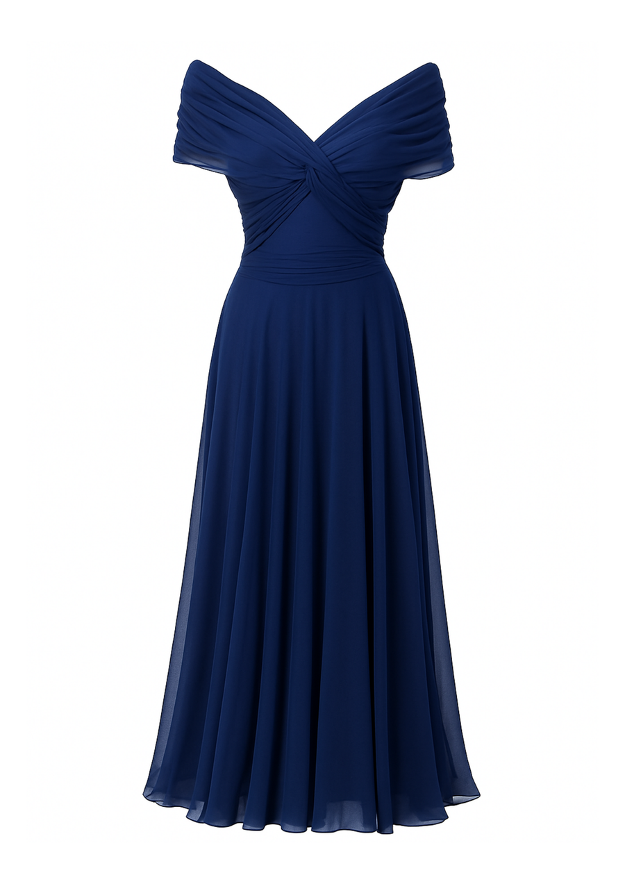 Aure Fantasy Floral V-Neck Maxi Dress for Special Occasions