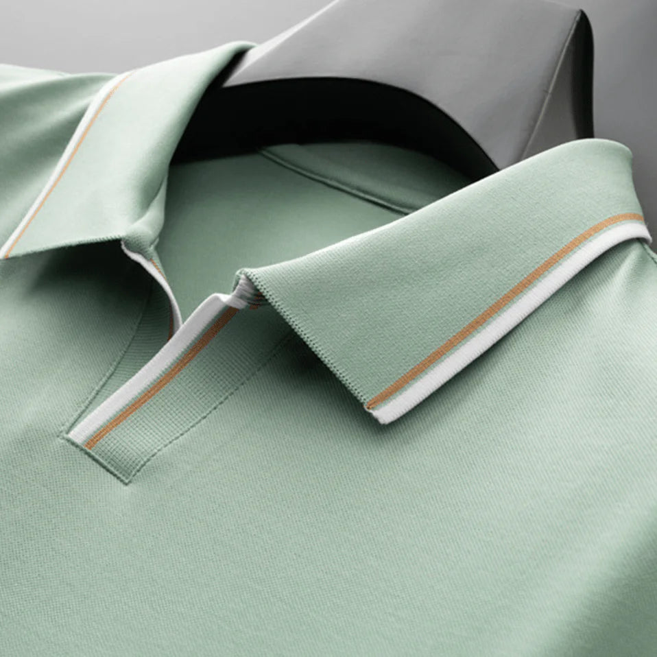 Verro Hochwertiges Seidenpoloshirt