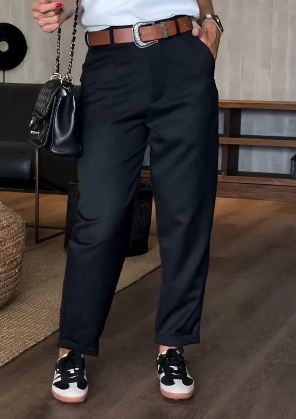 Thalindra Striped Suit Trousers