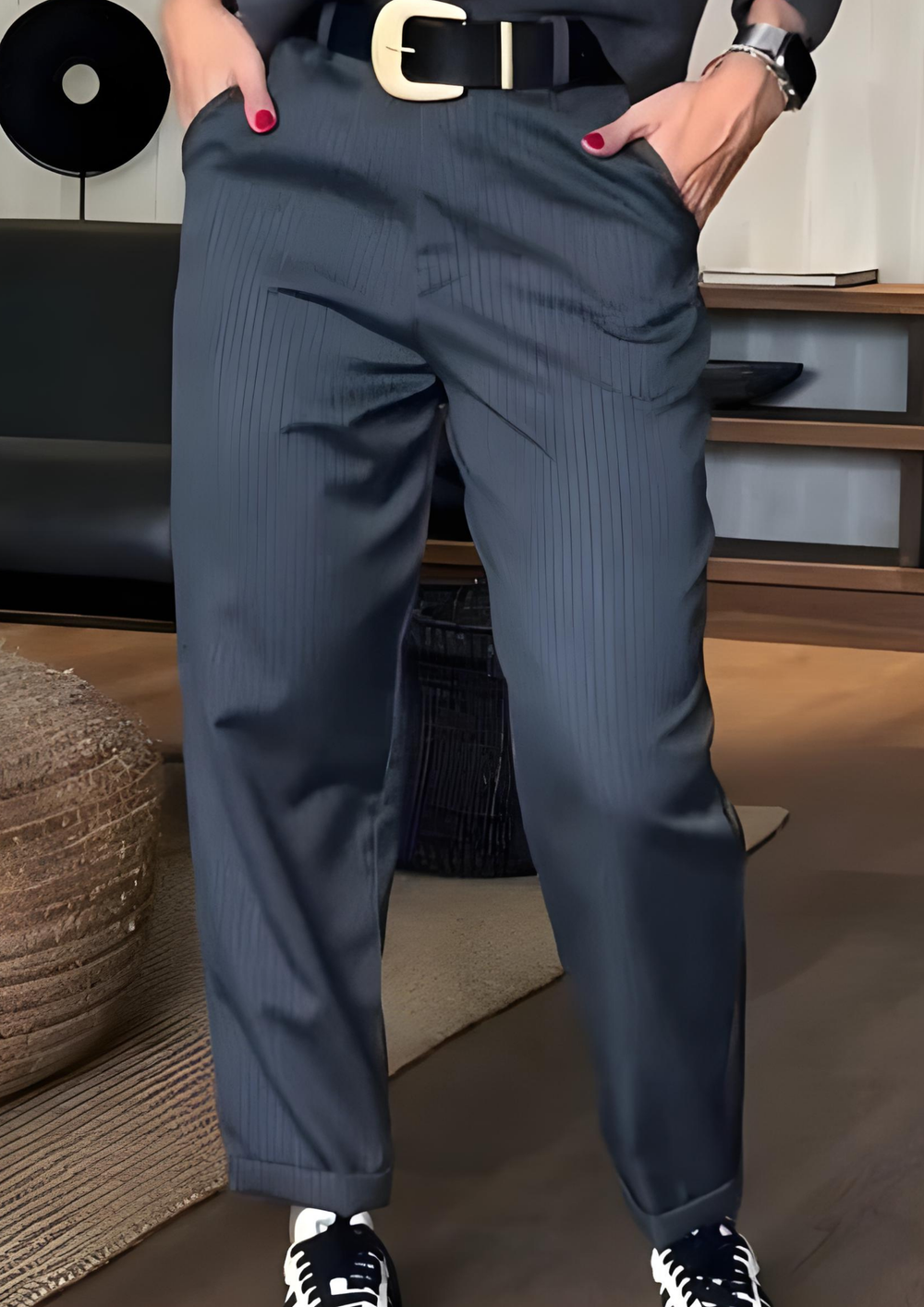 Thalindra Striped Suit Trousers