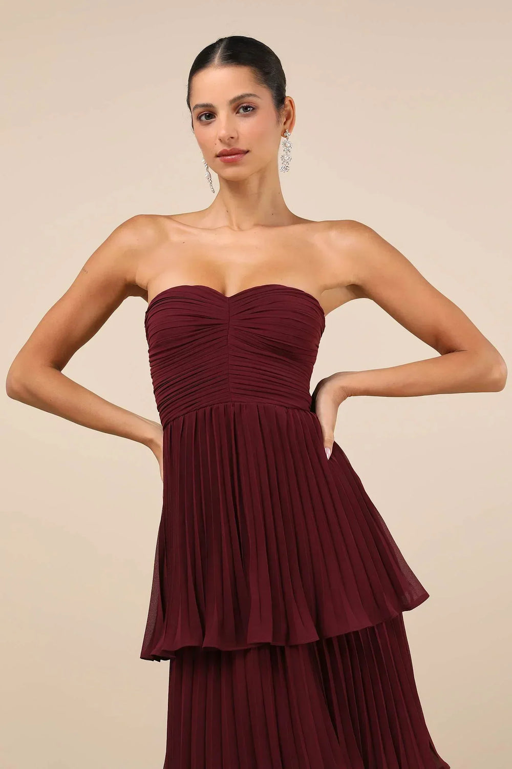 Ava Off-Shoulder Tiered Maxi Dress