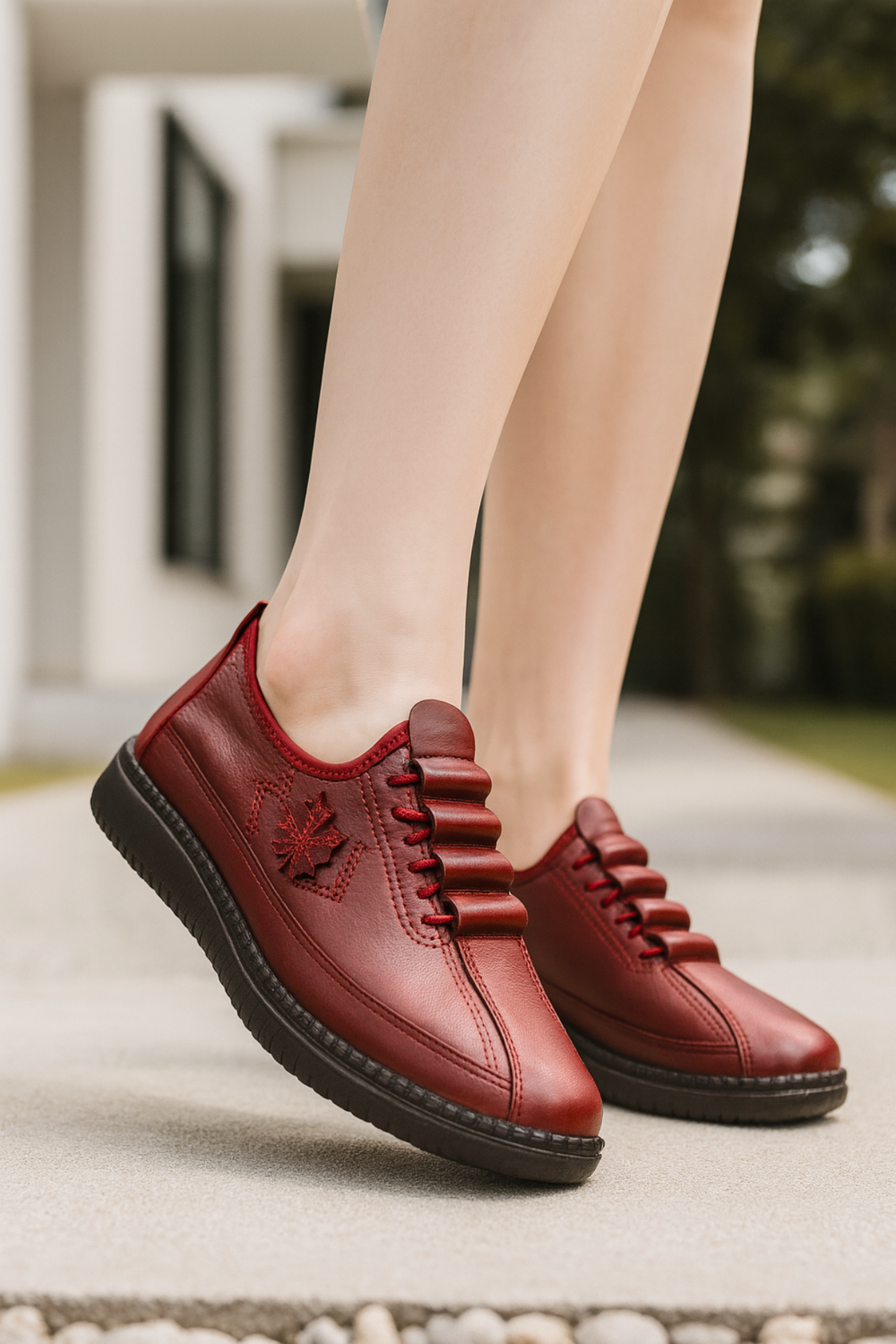 Amber Premium Leather Orthopedic Loafers for Everyday Wear