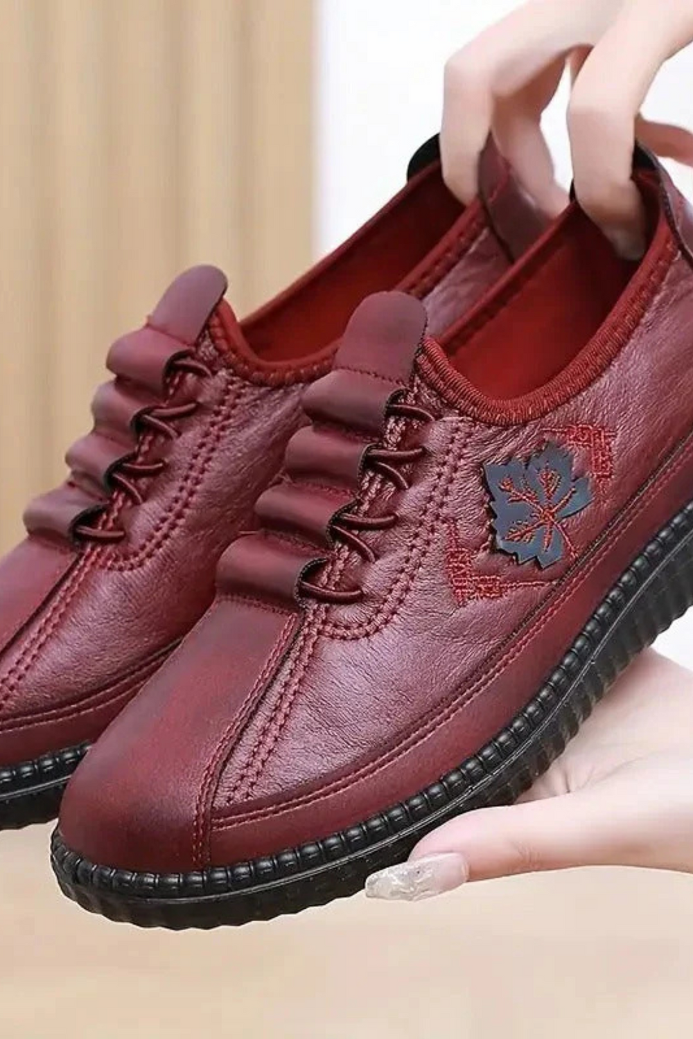 Amber Premium Leather Orthopedic Loafers for Everyday Wear