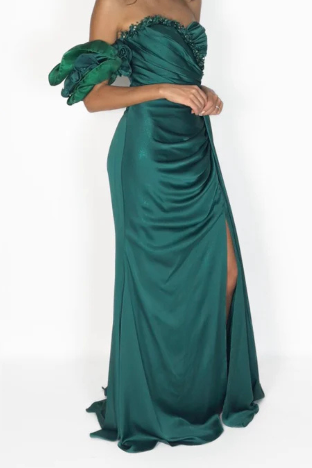 Daysha Elegant Floor-Length Evening Party Gown Dress