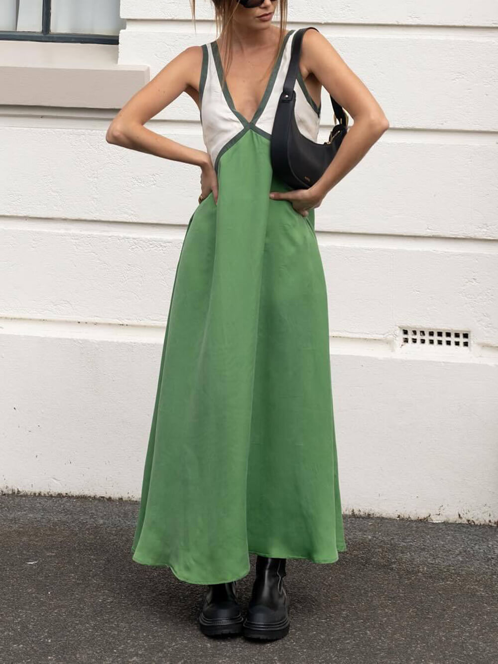 V-neck Dress