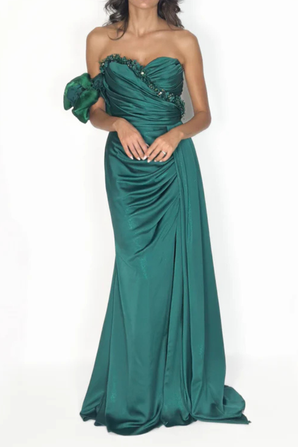Daysha Elegant Floor-Length Evening Party Gown Dress