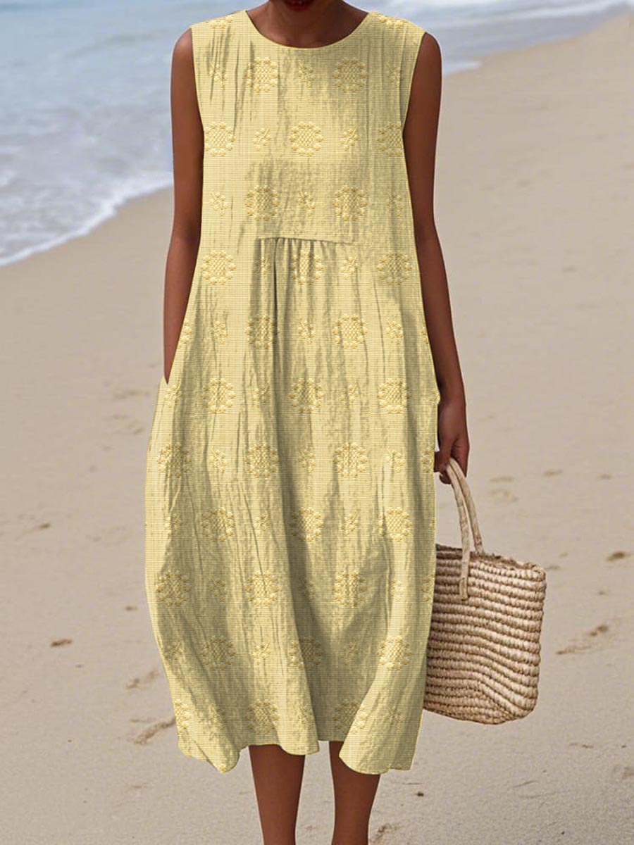 VanDeZaar Sleeveless Pocket Dress