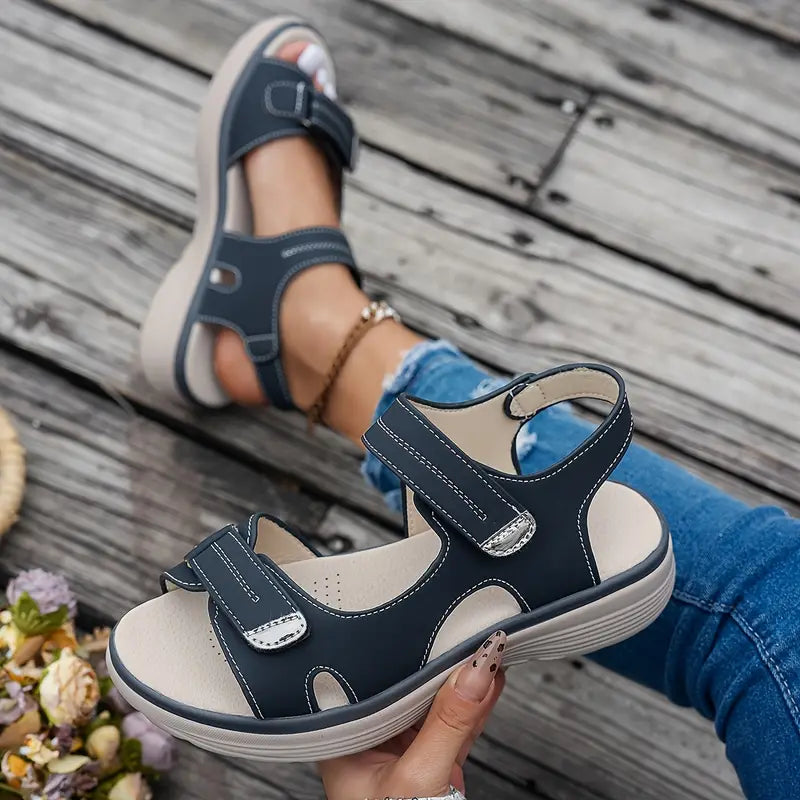 Alia Comfort Wedge Sandals with Ankle Strap