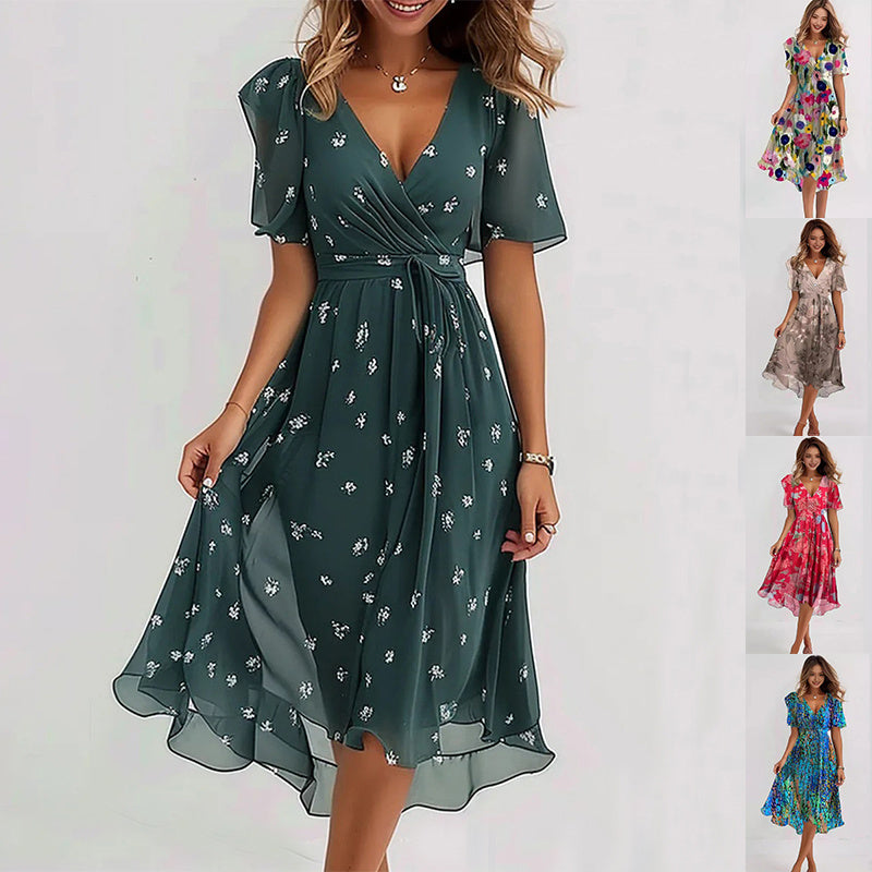 Sofia Printed Mini Dress