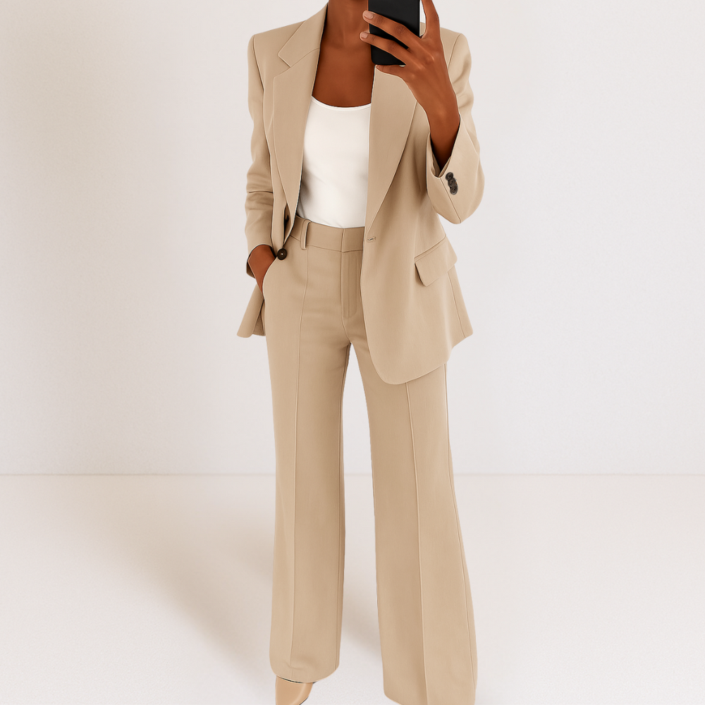 Ileora Draped Evening Set