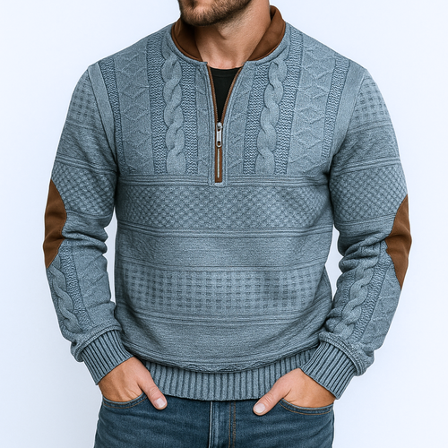 Adrian Half-Zip Knit Pullover