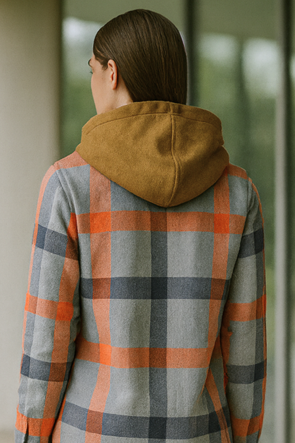 Harper Patchwork Geruite Jas