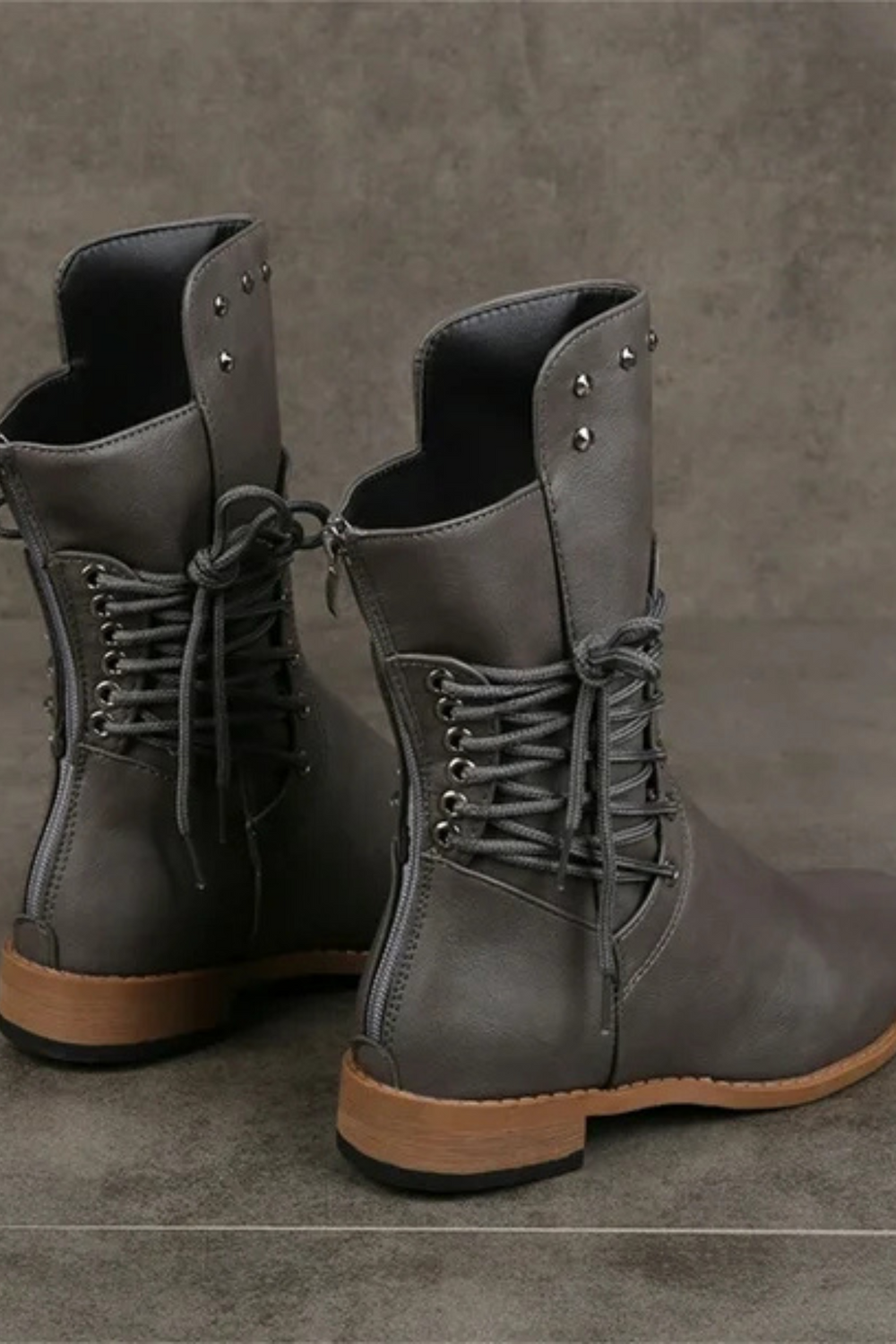 Shanaia Lace-Up Ankle Boots