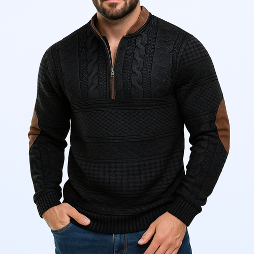 Adrian Half-Zip Knit Pullover