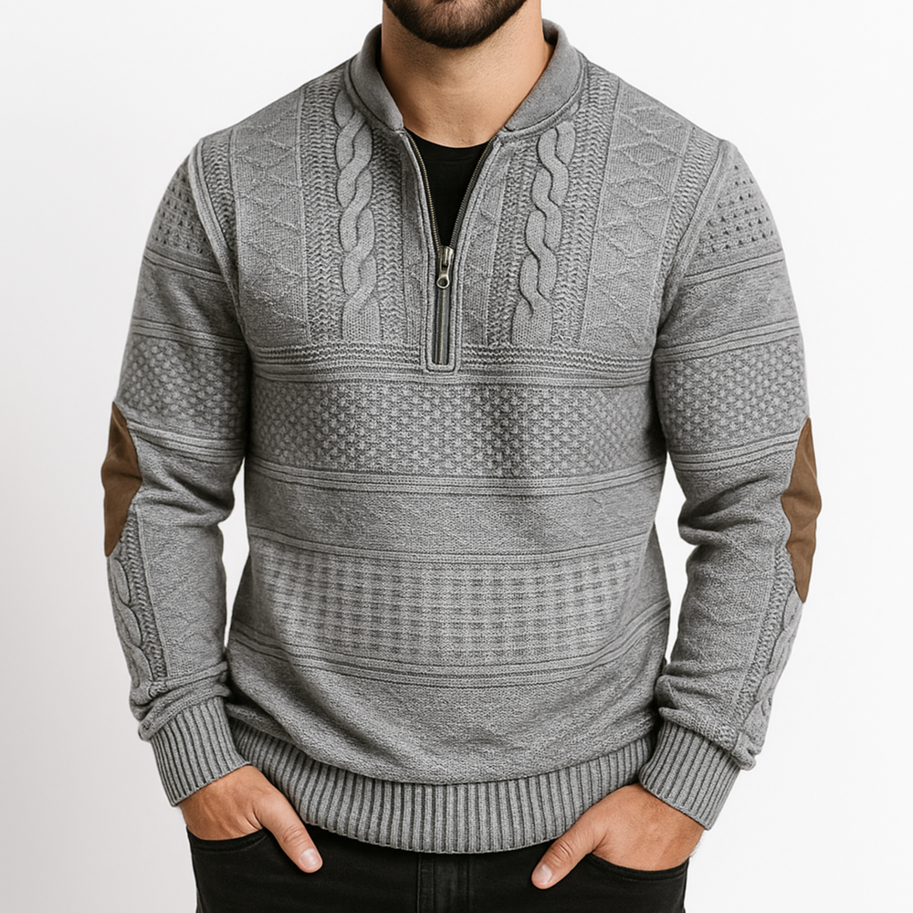 Adrian Half-Zip Knit Pullover