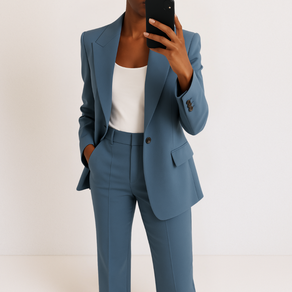 Ileora Draped Evening Set