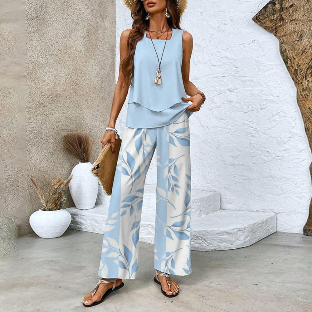Colette Floral Two-Piece Set